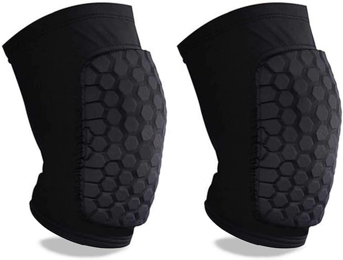 Laiiqi Knee Compression Pads,Basketball Knee Pads with Honeycomb Padding