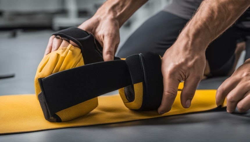 how to stretch out knee pads