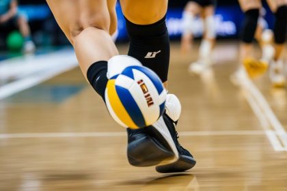 why do volleyball players wear knee pads below their knees